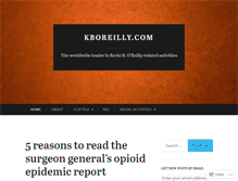 Tablet Screenshot of kboreilly.com